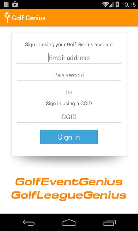 And it's all trackable with the trip manager app. Golf Genius - Android Apps on Google Play
