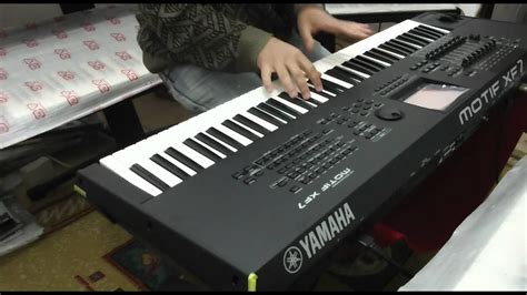 Yamaha Motif Xf7 Demo Na Classic Keyboards Youtube
