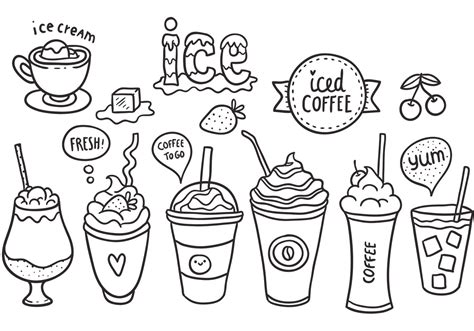 Free Iced Coffee Vector Pack - Download Free Vector Art, Stock Graphics