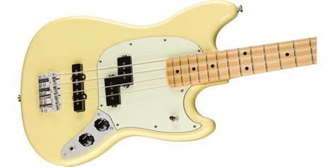 Fender Limited Edition Player Mustang Bass Pj Canary Yellow Uk