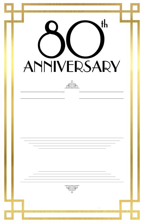 Free Printable 80th Birthday Invitations Free Printable Birthday