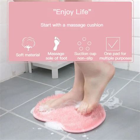 Wall Mounted Back Scrubber For Shower Hands Free Exfoliating Back Scrubber