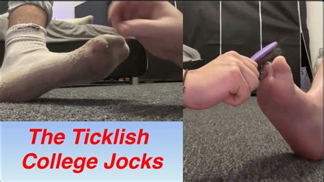 2 Ticklish College Jocks Tickle Each Other Youtube