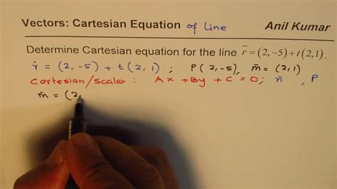 The equation of a plane in normal form. How to convert Vector Form to Scalar or Cartesian Equation ...