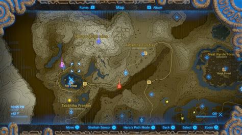 Legend Of Zelda All Shrines Map