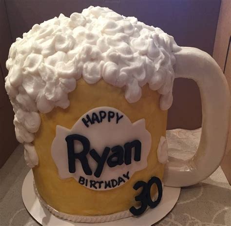 Beer Mug Cake, Male Birthday Cake, Cake for Men, Beer Cake ...