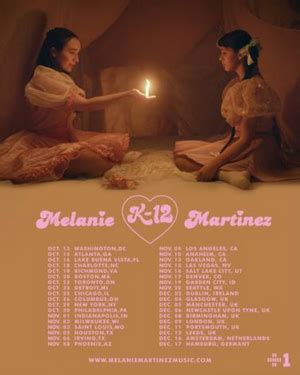 6 with preorders available here. Melanie Martinez Announces 'The K-12 Tour'