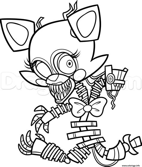 Coloriage Freddy S At Five Nights 2 Fnaf Coloring Pages