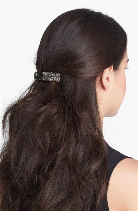 Rectangle Barrette Nordstrom Stylish Hair Hair Barrettes Second