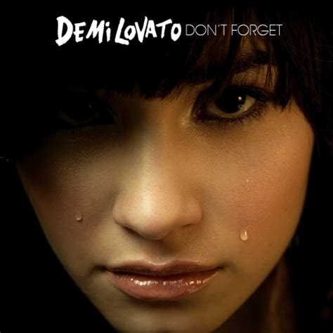 Dont Forget Fanmade Single Cover Dont Forget Demi Lovato Album
