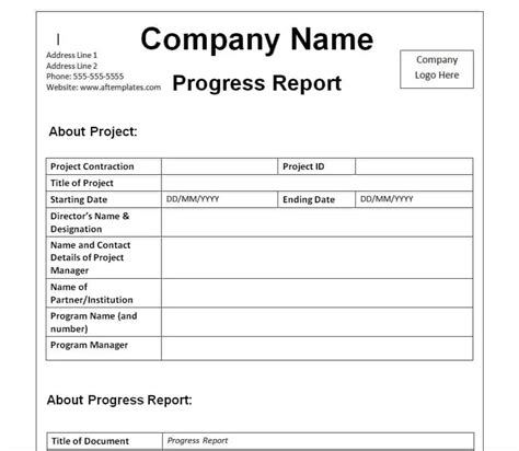 16 Free Progress Report Templates Word Excel Templates