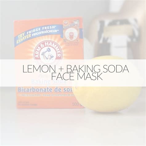 Lemon Baking Soda Face Mask Baking Soda Face Mask Baking Soda Face