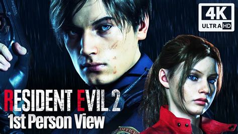 Resident Evil 2 Remake All Cutscenes Leon And Claire 1st Person View