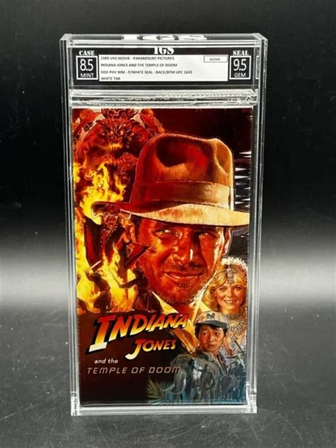 Indiana Jones Temple Of Doom Vhs Tape Factory Sealed New Paramount Igs