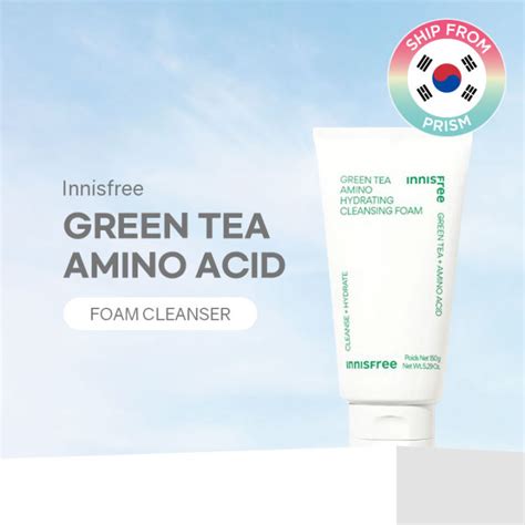 Innisfree Green Tea Hydrating Amino Acid Foam Cleanser From Prism Lazada Ph