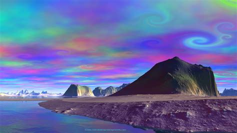 Psychedelic Landscape Wallpapers Top Free Psychedelic Landscape