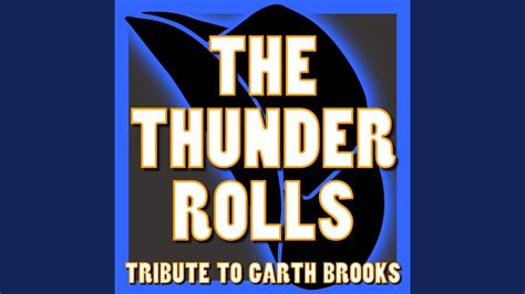 The Thunder Rolls Karaoke Track Instrumental Youtube