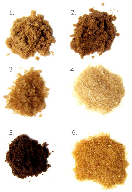 Different Types Of Sugars