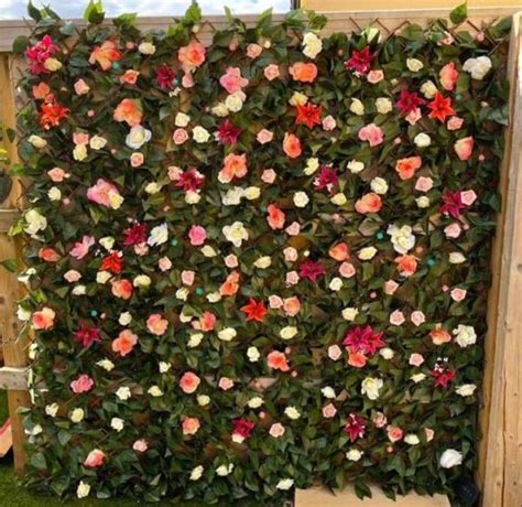 Artificial Flower Walls Inspiration For Your Garden