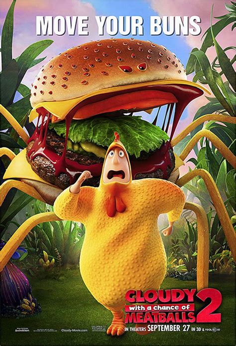 Cloudy With A Chance Of Meatballs 2 2013 Poster 6 Trailer Addict