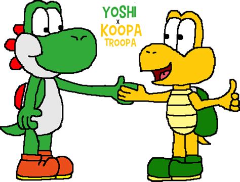 Kooshi Koopa Troopa X Yoshi By Macloud34100 On Deviantart