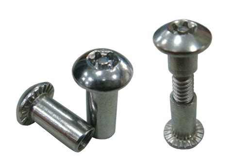 10 Sets Of Stainless Steel Six Lobe With Pin Sex Bolts 10 24x5 8 1 1 16