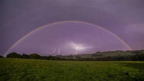 Lunar Rainbow Photographed In Lightning Storm In England Abc News