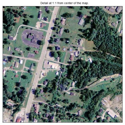 Aerial Photography Map of Sandy Hook, KY Kentucky