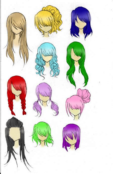 Cute Anime Hairstyles Top 25 Anime Girl Hairstyles Collection