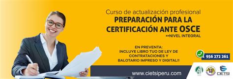 Curso De PreparaciÓn Para La CertificaciÓn Ante Osce 2019 Nivel Integral