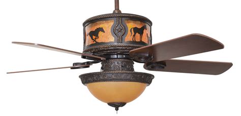 Chandeliers, recessed lighting, flush mount lights, and ceiling fans with lights are the easiest ways to create ambient lighting because they illuminate a broad area of space. (CC-KVSHR-BRZ-HS-LK420) ''Horses'' Western Ceiling Fan ...