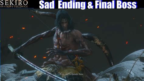 Sekiro Sad Ending And Final Boss Isshin Kuro Sacrifices Himself