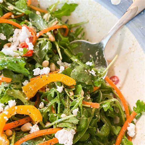 Arugula And Roasted Pepper Salad Parsley And Parm