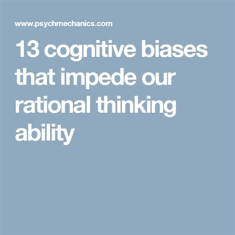 Cognitive Biases 20 Examples Psychmechanics Cognitive Bias