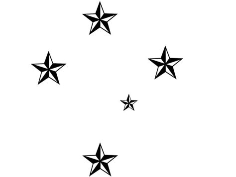 Southern Cross Outline Clipart Best
