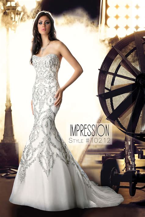 Even casual beach wedding dresses can benefit from a little sparkle! 1000+ images about Impression Bridal Spring 2014 ...