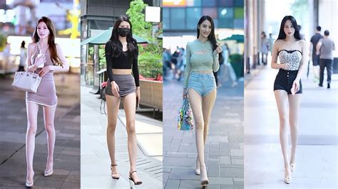 Mejores Street Fashion Tik Tok 2023 Hottest Chinese Girls Street Fashion Style 2023 Ep38