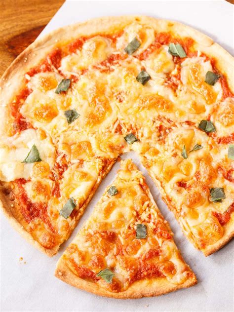 Pizza Margherita receta casera fácil Recetas vegetarianas de Dassana