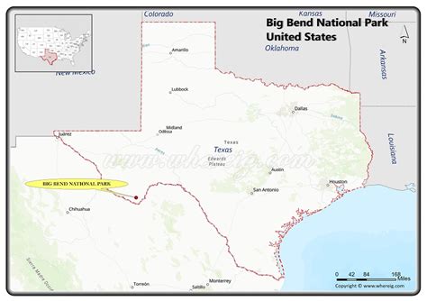 Big Bend State Park Map World Map Atlas 265