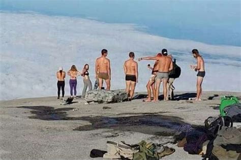 Western Tourists Who Stripped On Sacred Mountain Are Blamed For