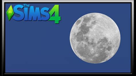 The Sims 4 Cc Hi Res Moon Mod By Simsl3gacies Youtube