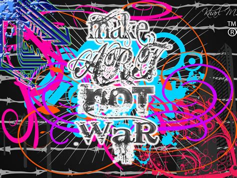 Make Art Not War By Kharlluvsart On Deviantart