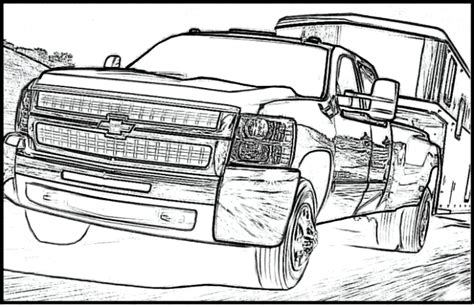 Select from 35870 printable crafts of cartoons, nature, animals, bible and many more. Chevy Silverado Truck | Chevy trucks silverado, Truck coloring pages, Silverado truck