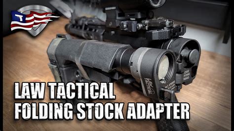 Law Tactical Gen 3 Folding Stock Adapter Install And Review Youtube