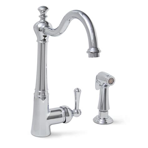 The faucet comes with dual function performance including a spray head, pullout sprayer which enables you to switch the spray modes using the button to fill water. Premier Faucet Sonoma One Handle Single Hole Kitchen ...