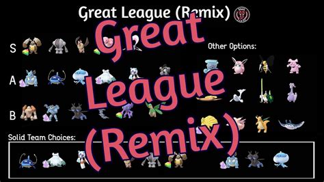 Great League Remix Season Meta The Best Pokemon Teams To Use In Go