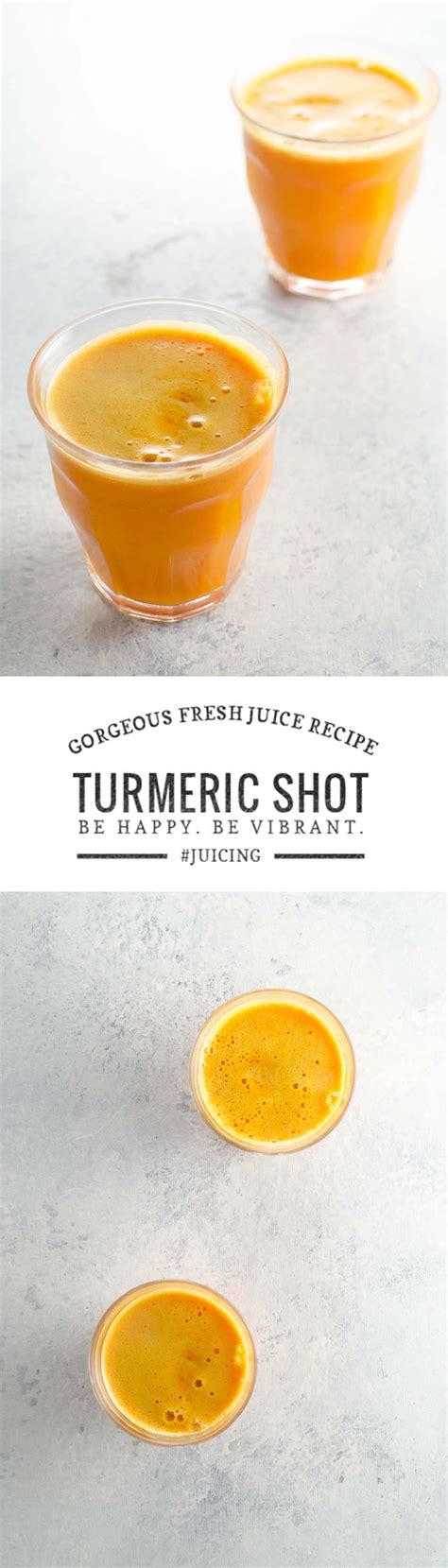 Turmeric Shots Recipe Turmeric Shots Shot Recipes Easy Smoothie