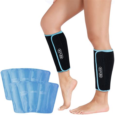 Buy Revix Calf And Shin Gel Ice Packs For Injuries Reusable Leg Cold Pack Wrap Cold Therapy