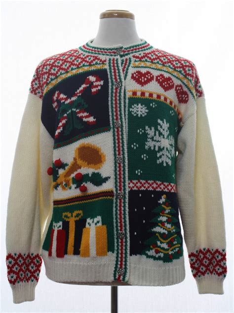 Retro Eighties Vintage Ugly Christmas Sweater Late 80s Or Early 90s