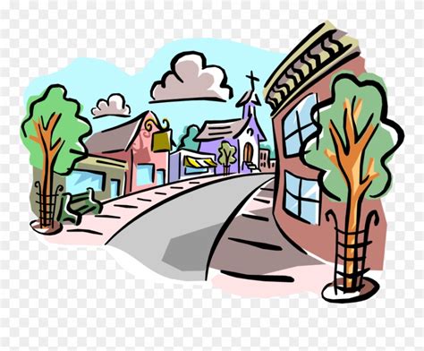 Community Clipart Story Setting Neighborhood Clipart Png Download